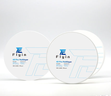 Αγορά 4D Pro Δοντιατρικό Εργαστήριο CAD CAM Zirconia Block Λευκό Με Υψηλή Διαφάνεια online manufacture