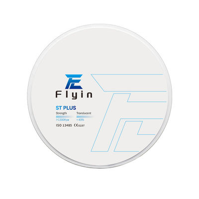 Flyin ST Plus Zirconia Disc CAD CAM Υπερδιαφάνεια 43% Υψηλή ποιότητα για την κατασκευή ψεύτικων δοντιών / στοματικών υλικών