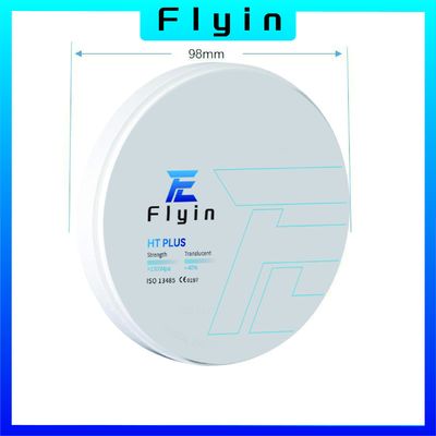 Υψηλή εύκαμπτη αντοχή HT Plus Zirconia Block για CAD CAM οδοντιατρικό εργαστήριο