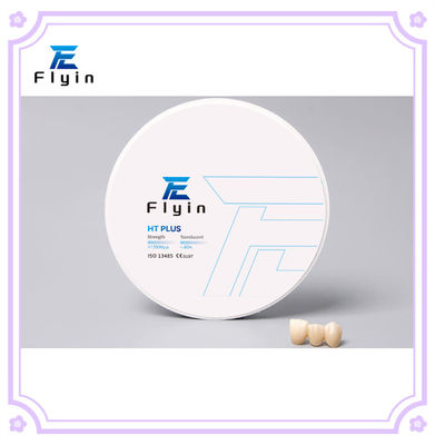 Μονόστρωτο HT Plus Zirconia Blocks Cad Cam Για Τεχνητές Μηχανές Οδοντιατρικού Εξοπλισμού